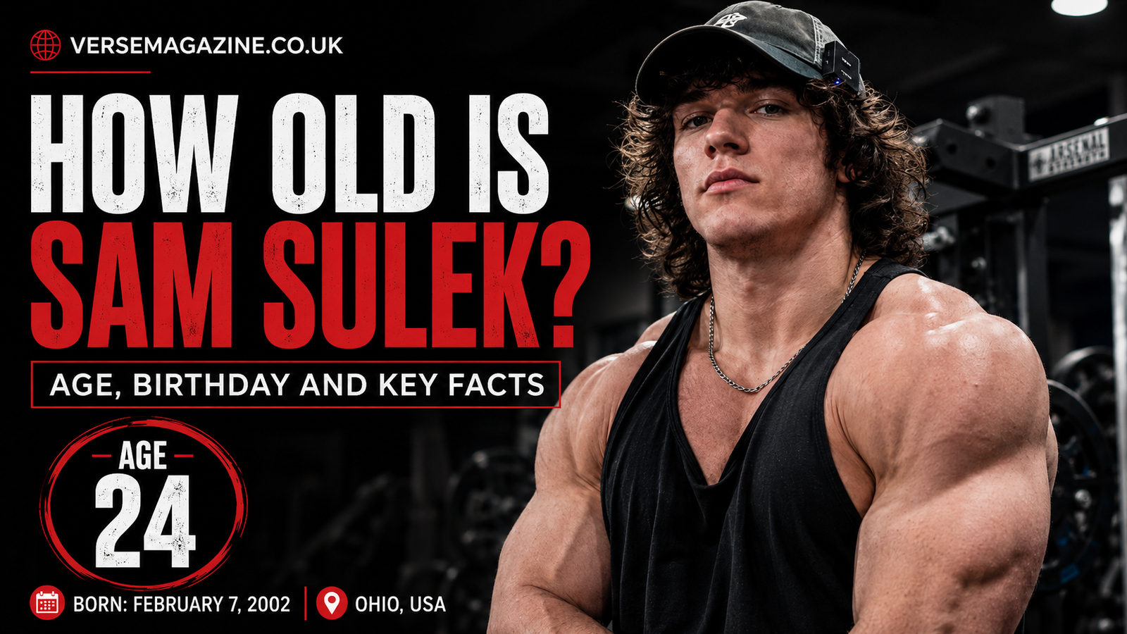 How Old Is Sam Sulek? Age, Birthday and Key Facts