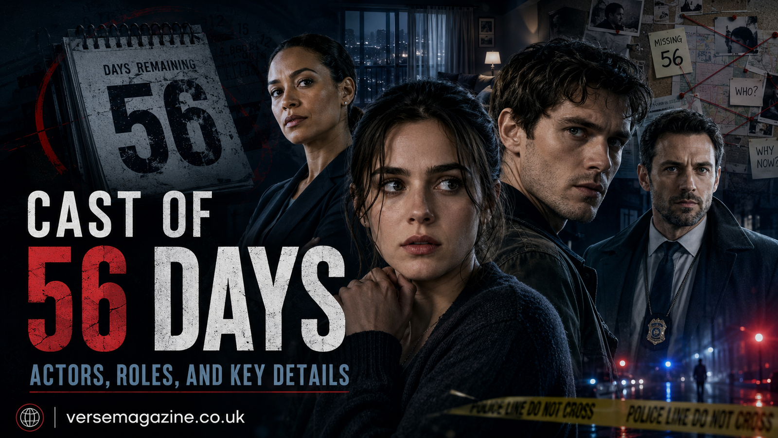 Cast of 56 Days: Actors, Roles, and Key Details