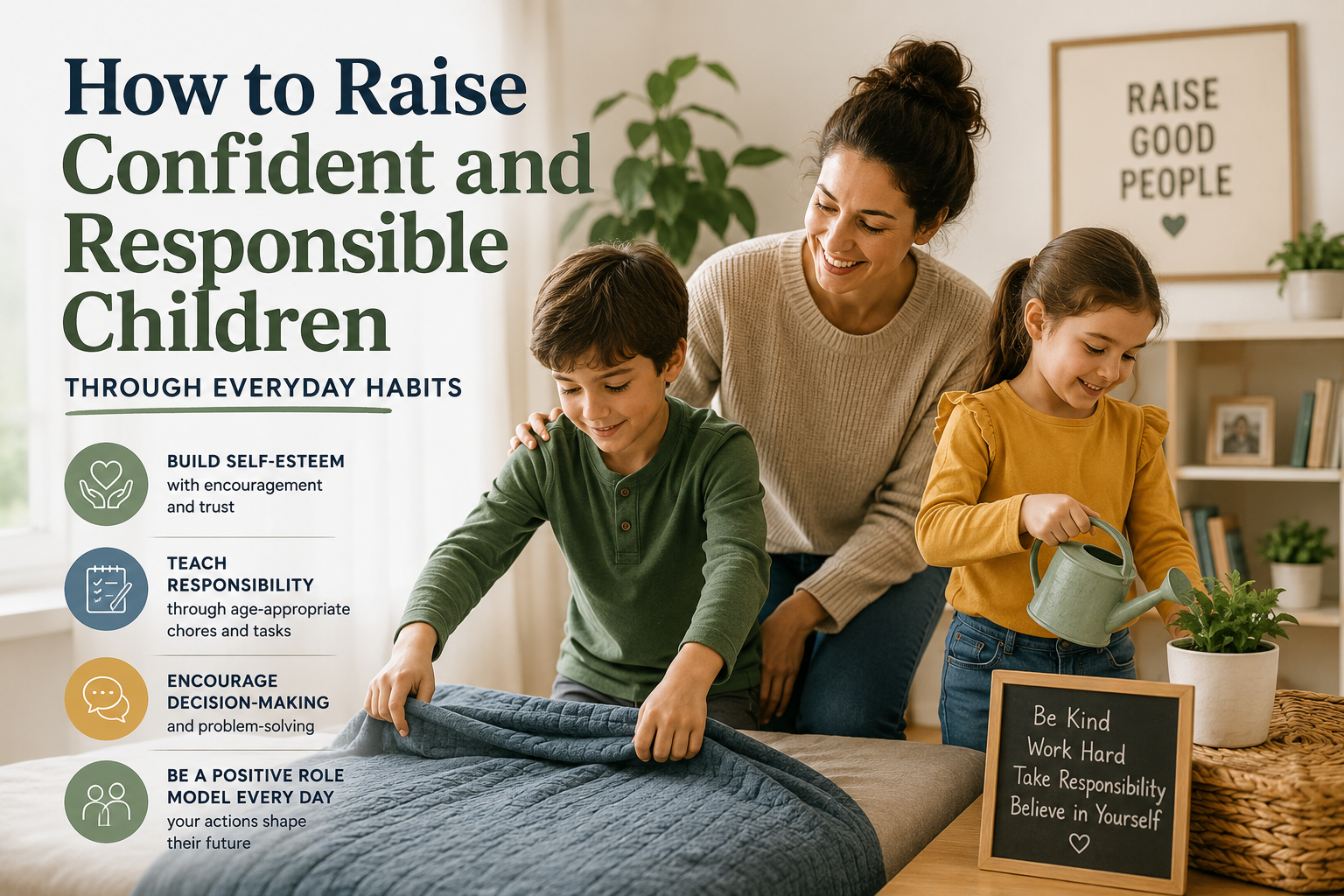 How to Raise Confident and Responsible Children Through Everyday Habits