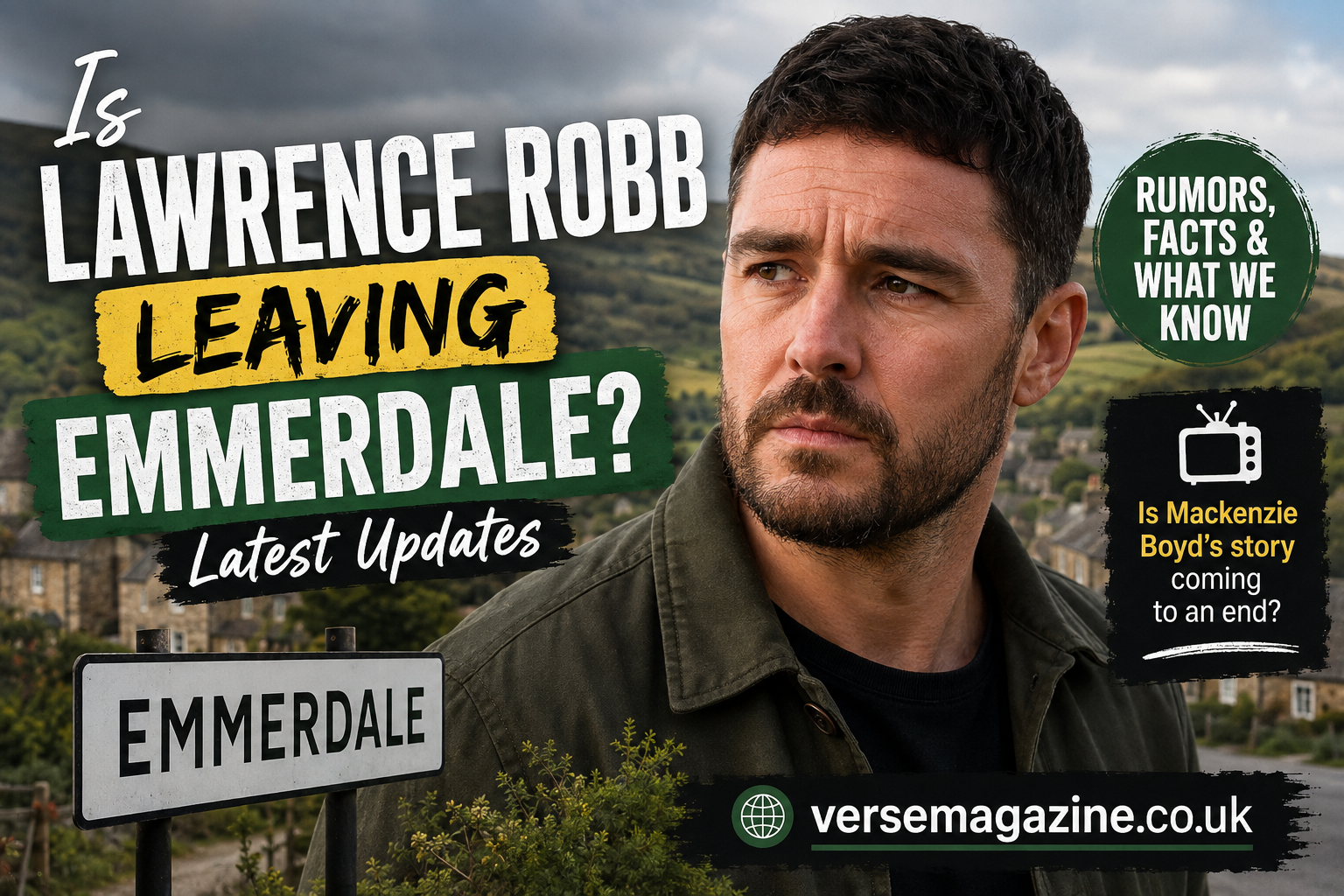Is Lawrence Robb Leaving Emmerdale? Latest Updates